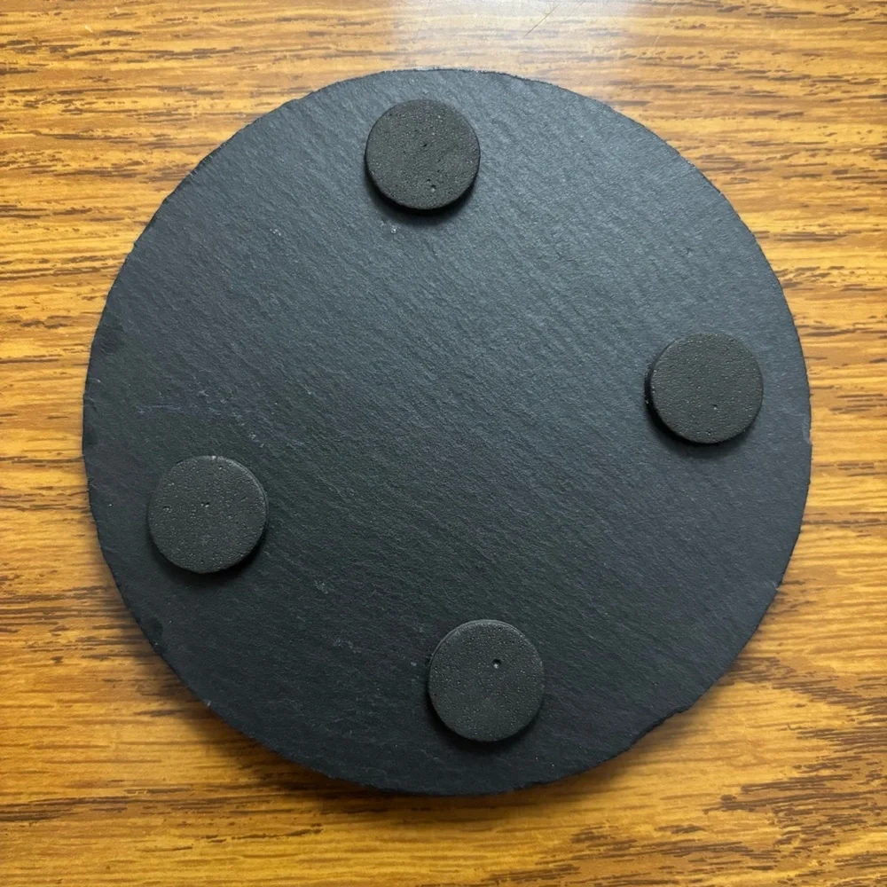 Naruto Shisui Mangekyou Sharingan Laser Engraved Painted Slate Coaster